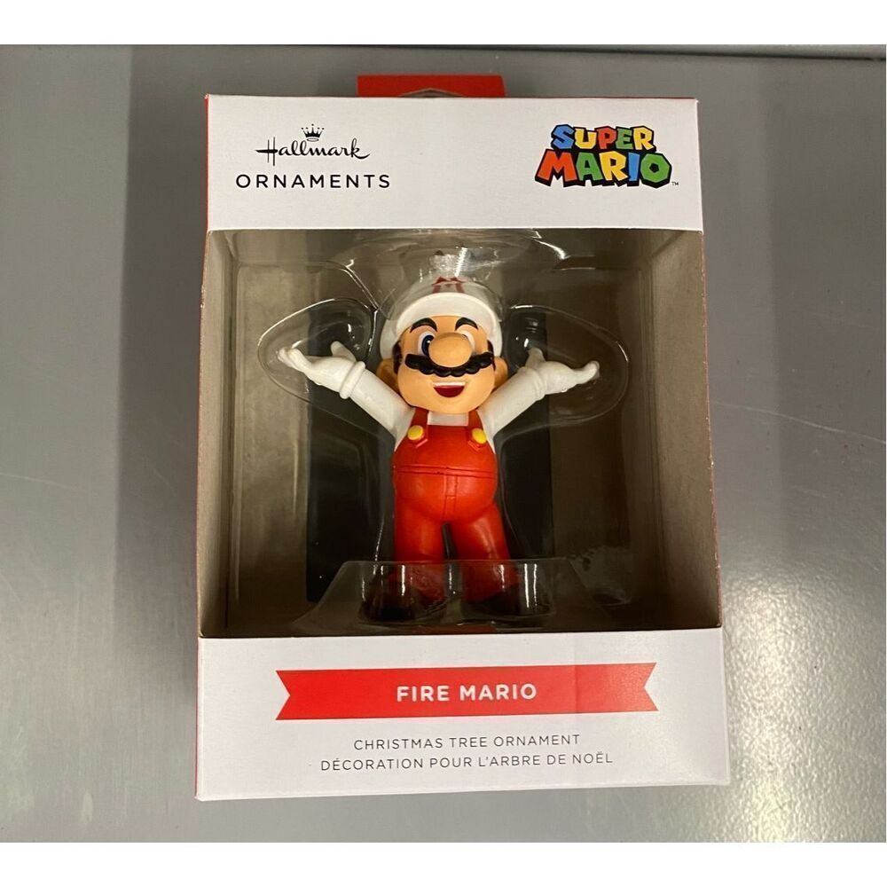 Hallmark Ornament Super Mario Bros FIRE MARIO Christmas Tree